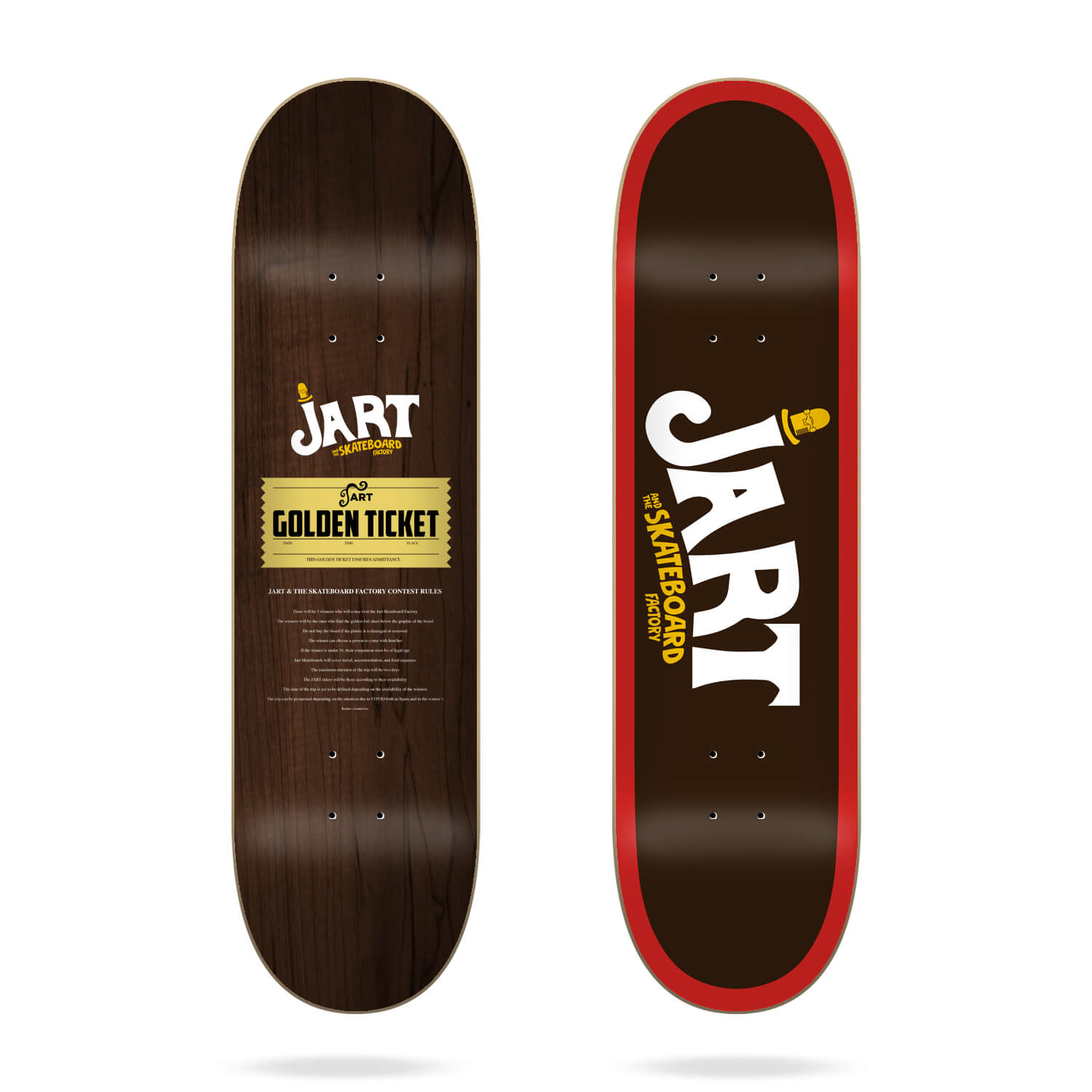 Jart And The Skateboard Factory 8.0" deck