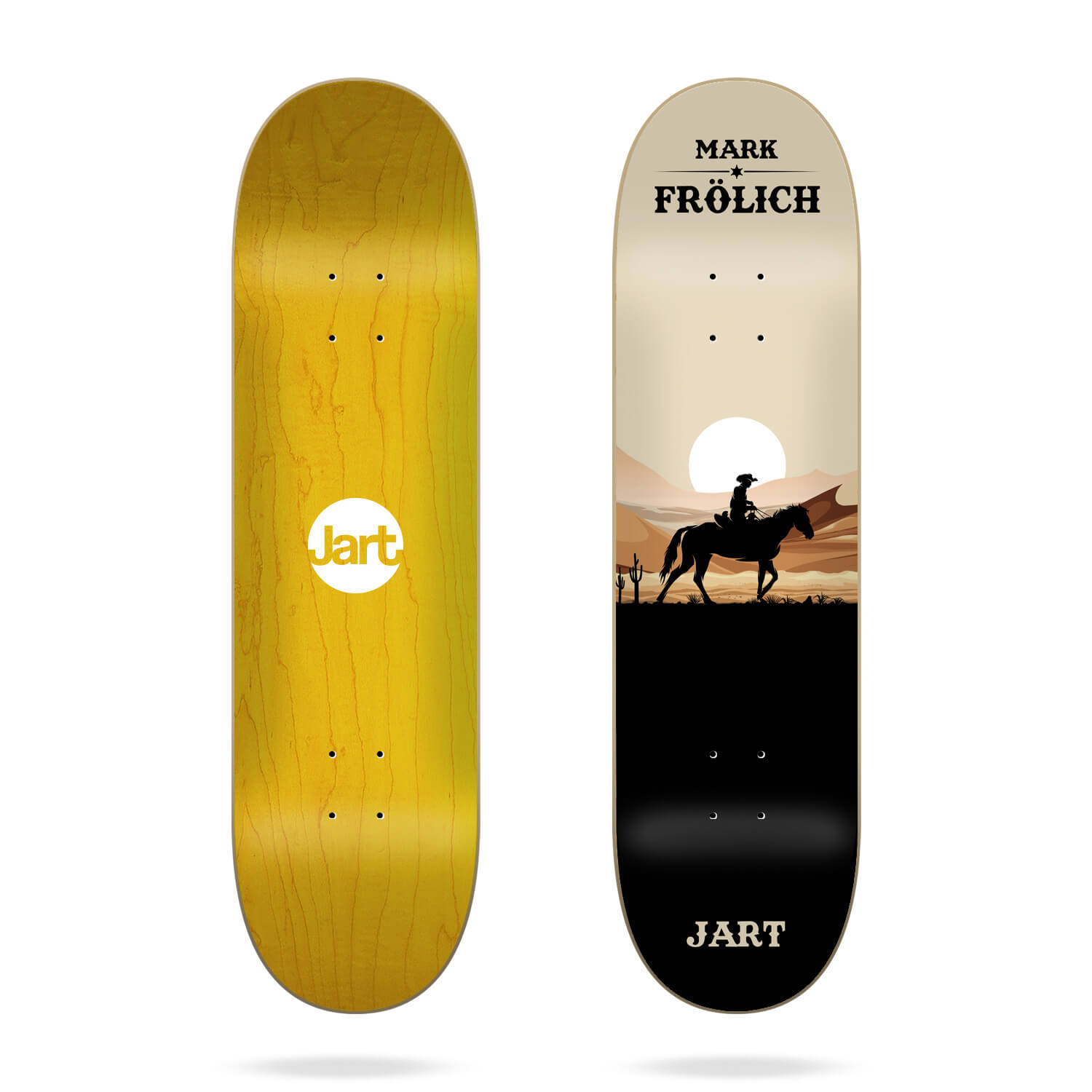 8.0 Jart Cut Off Frolich Pro Skateboard Deck 