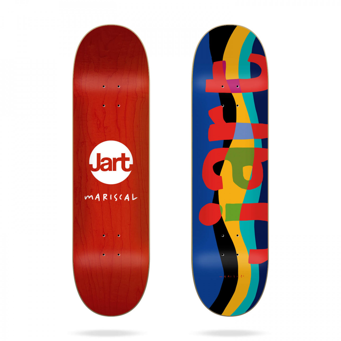 Multicolor Multicolor Adults Unisex 8.125 Jarts 404 8.125x31.6 HC Deck Skateboard 